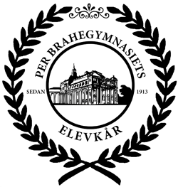 Per Brahegymnasiets elevkårs logotyp.