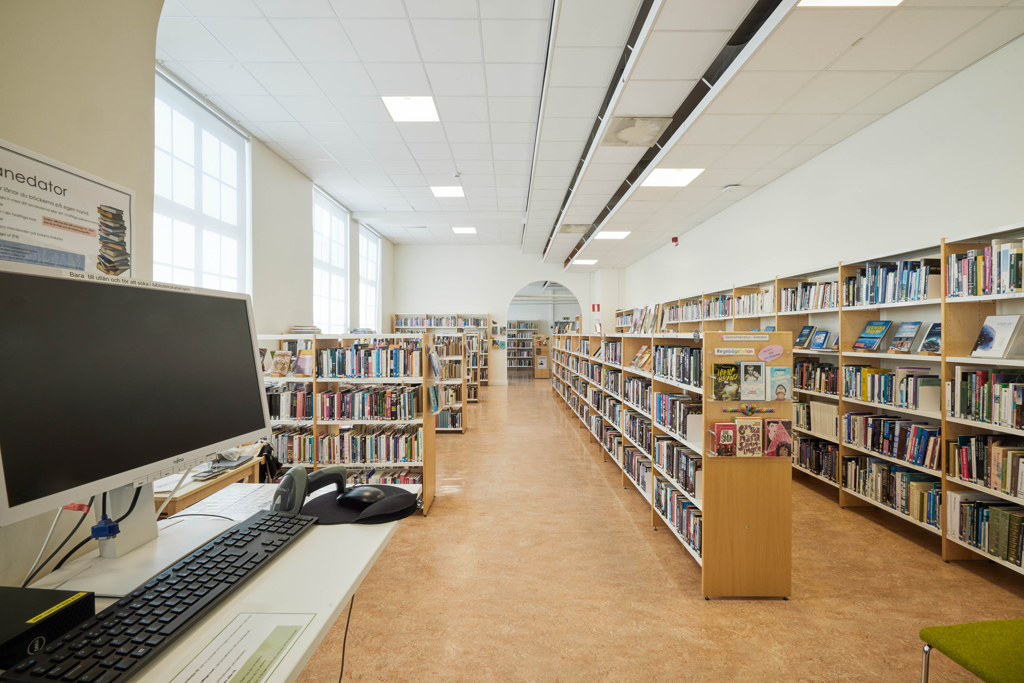 Per Brahegymnasiets bibliotek